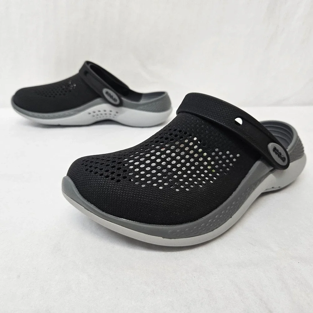 Crocs LiteRide 360 Clog 206708-0DD Black Slate Grey Mens 5